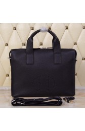 Hermes Briefcase Original Grainy Leather H8813T Black VS03801