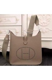 Hermes Evelyne 32cm Messenger Bag H1188 Grey VS02168