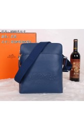Hermes Messenger Bag Original Calf Leather H8589 Royal VS04867