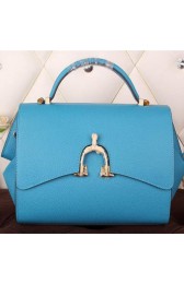 Hermes Stirrup Top Handle Bag H30560 Blue VS00244