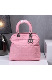 High Imitation Dior Granville Polochon Bag in Lambskin D1302 Pink VS01285