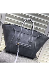 Imitation Celine Luggage Phantom Bag Light Blue Original Leather CL112520 VS07022
