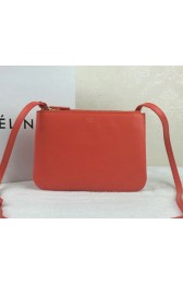 Imitation Celine Trio Original Leather Shoulder Bag C98317 Orange VS09187