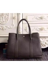 Imitation Hermes Garden Party 36 30 Tote Bag in Imported Togo Leather Coffee VS08588