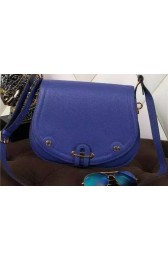 Imitation Luxury Hermes Passe-Guide Bag Calfskin Leather H22039 Royal VS00512