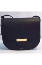 Imitation Top Celine Trotteur Bag Calfskin Leather CTA8002 Black VS07649
