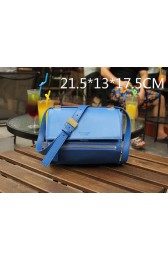 Imitation Top Givenchy Pandora Box Bag Calfskin Leather G9986 Blue VS04770