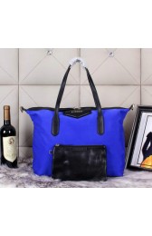 Knockoff Givenchy Large Shopper Bag Canvas G33644 Blue VS05651