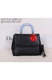 Knockoff High Quality Dior Cruise 2015 Show Top Handle Bag CD0315 Black VS03320