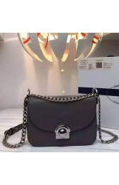 Knockoff Luxury Prada Arcade Calf Leather Shoulder Bag Grey 1BD030 VS05856