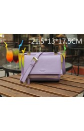 Luxury Givenchy Pandora Box Bag Calfskin Leather G9986 Lavender VS08477