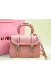 miu miu Original Leather Tote Bag RN1068 Pink VS07882