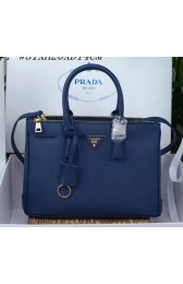Prada Saffiano Leather Tote Bag PBN1801 Royal VS06580