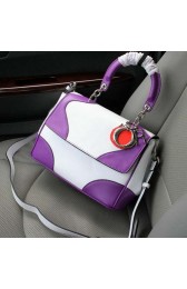 Replica AAAAA Dior Be Dior Flap Bag Nappa Leather CD1140 Purple VS00500