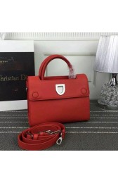 Replica Designer Dior Mini Diorever Bag Red Calfskin Leather D66555 VS09727