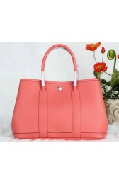 Replica Hermes Garden Party 30cm Tote Bag Grainy Leather Pink VS08400