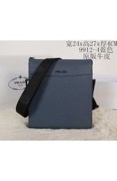 Replica Prada Calf Leather Messenger Bag 99124 Royal VS02652
