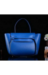 Sale 1:1 Celine Belt Bag Smooth Calfskin Leather C3345 Blue VS06024