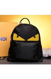 Sale 1:1 Fendi Selleria Backpacks Fabric FD2222 Black VS05145