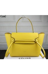 Top Celine Belt Bag Original Leather C3368 Lemon VS06671