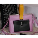 Best Imitation Dior Pocket Tote Bag Original Leather D0328 Pink&Black VS03004