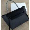 Celine Belt Bag Original Flannelette CL98312M Gray&Black VS03129