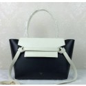 Celine mini Belt Bag Original Leather C98311 Black&White VS00816