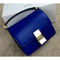 Copy Celine Classic Box mini Flap Bag Smooth Leather C11041 Royal VS02828