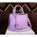 Copy Fendi 2Jours Tote Bag Original Leather 8B27250 Violet VS03782