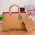 Dior Diorissimo Bag in Smooth Calfskin Leather V832 Wheat VS08290