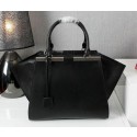 Fendi 3Jours Tote Bag Calfskin Leather F1131 Black VS00471