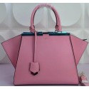 Fendi 3Jours Tote Bag Smooth Leather F5521 Pink VS09589