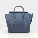 High Quality Celine Luggage Mini Bag Original Leather CL88022 Royal VS02941