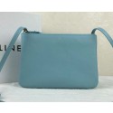 High Quality Celine Trio Original Leather Shoulder Bag C98318 SkyBlue VS01135