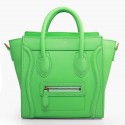 Hot Replica Celine Nao Luggage 3309 in Green Original Leather VS09035