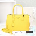Imitation AAAAA Prada Killer's Bag 2274 Original Clemence Leather Handbag in Yellow LSS VS05845