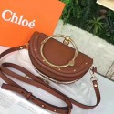 Imitation Chloe Nile Small Bracelet Minaudiere Bag Brown 230605 VS00875