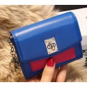 Knockoff Dior Twist Rendez-Vous Wallet Smooth Calfskin M3160 Blue VS09001