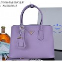 Luxury PRADA Grainy Leather Tote Bag PBN2755 Lavender VS06659
