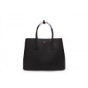 Prada BN2756 Black Saffiano Calfskin Leather Tote Bag VS03285