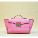 Prada BR5034 Pink Saffiano Calf Leather Flap Bag VS07394