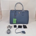 Prada Mingdu 2274 Saffiano Leather Handbag in Sapphire Blue VS02697
