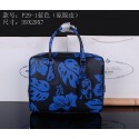 Prada Saffiano Leather Briefcase P291 Blue VS04151