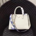 Prada Small Paradigme Saffiano Leather Bag White 1BA103 VS07651