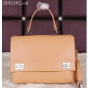 Prada Smooth Leather Tote Bags BN2796 Apricot VS05203