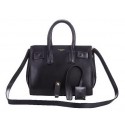 Replica Yves Saint Laurent Classic Sac De Jour Bag in Original Leather 7102S Black VS08382