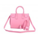 Yves Saint Laurent Classic Sac De Jour Bag in Original Leather 7102S Pink VS04010