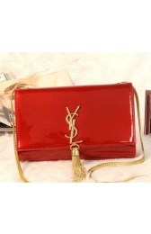 Cheap YSL Monogramme Cross-body Shoulder Bag Patent Leather Y31128 Red VS00385