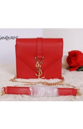 Cheap Yves Saint Laurent Classic Flap Front Bag Y7142 Red VS00877