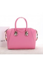 Copy Givenchy Antigona Satchel Bag Pink Smooth Calfskin Leather G6985 VS01088
